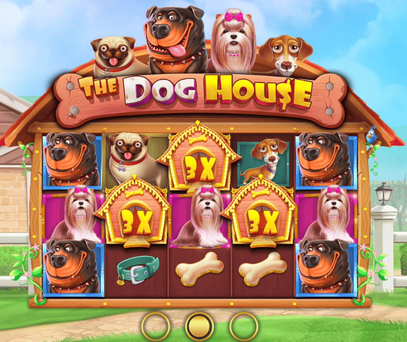 Игровой автомат The Dog House слот: играть в демо-версию и на деньги - главный экран